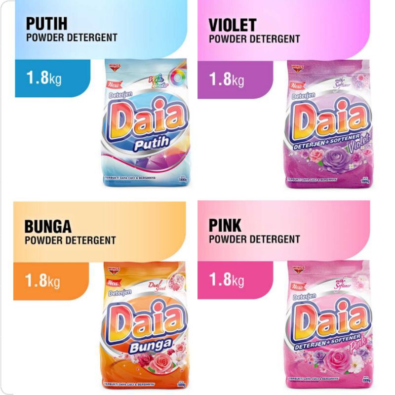 

Daia Detergent 1,7 kg