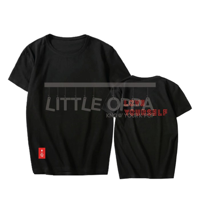 Terlaris KAOS T-SHIRT KPOP BTS LOVE YOURSELF WORLD TOUR