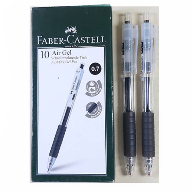 

Pulpen Air Gel Faber Castell 0,5 m dan 0,7m tersediahTinta Hitam & biru