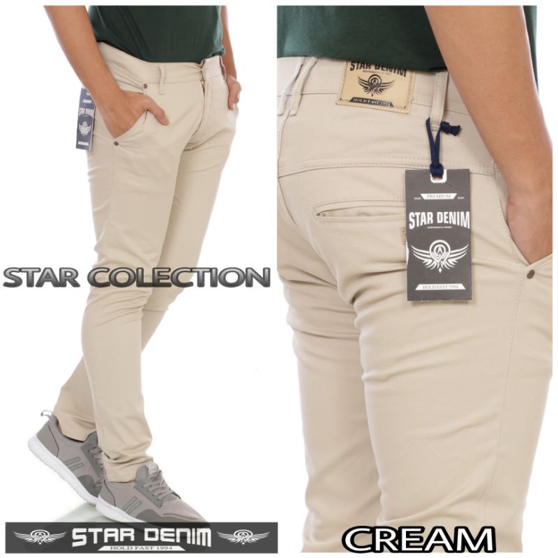 celana chino pria / celana cattun pria jumbo / cino original star denim