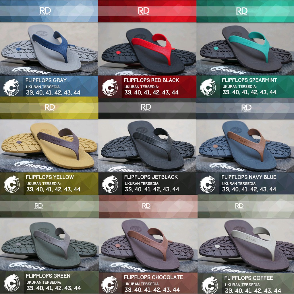  Sandal  Jepit  Pria  WR Camou  Original All Varian Warna 