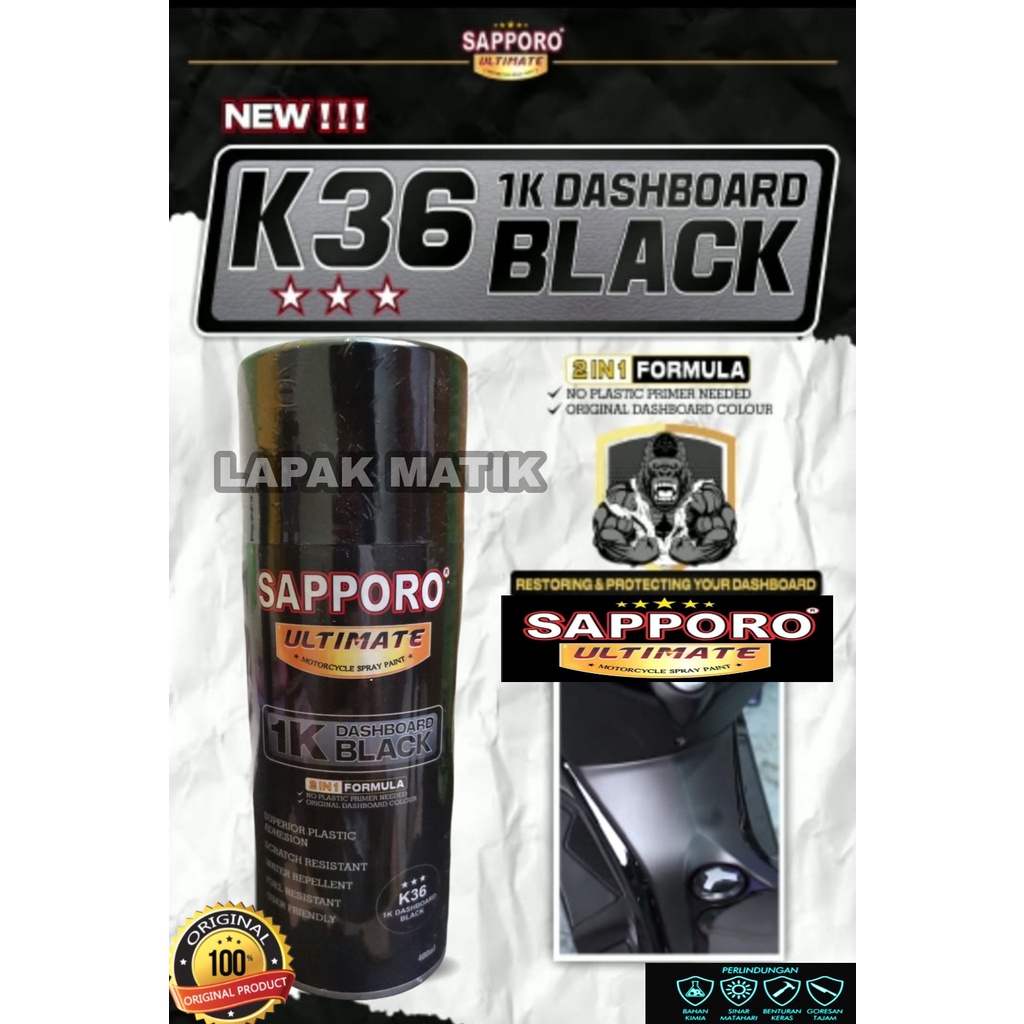 Pilok Sapporo Ultimate 1K DASHBOARD BLACK K36