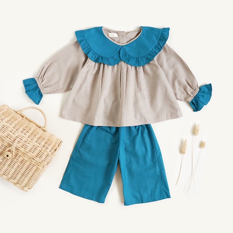 LITTLECAIM - kyrel set | baju anak perempuan