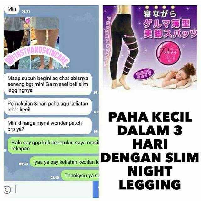 LEGGING SLIMMING NIGHT LEGING PENGECIL BETIS DAN PAHA ( BAHAN TEBAL )