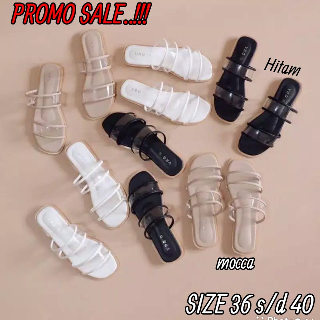 PROMO SALE..!!! SANDAL TEPLEK WANITA JELLY VELLA