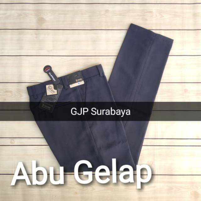 celana kantor formal kerja bahan tebal pria slimfit size 27 - 44