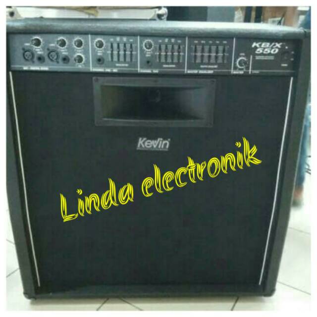 ampli keybord kevin kbx550 15inch kevin kbx 550