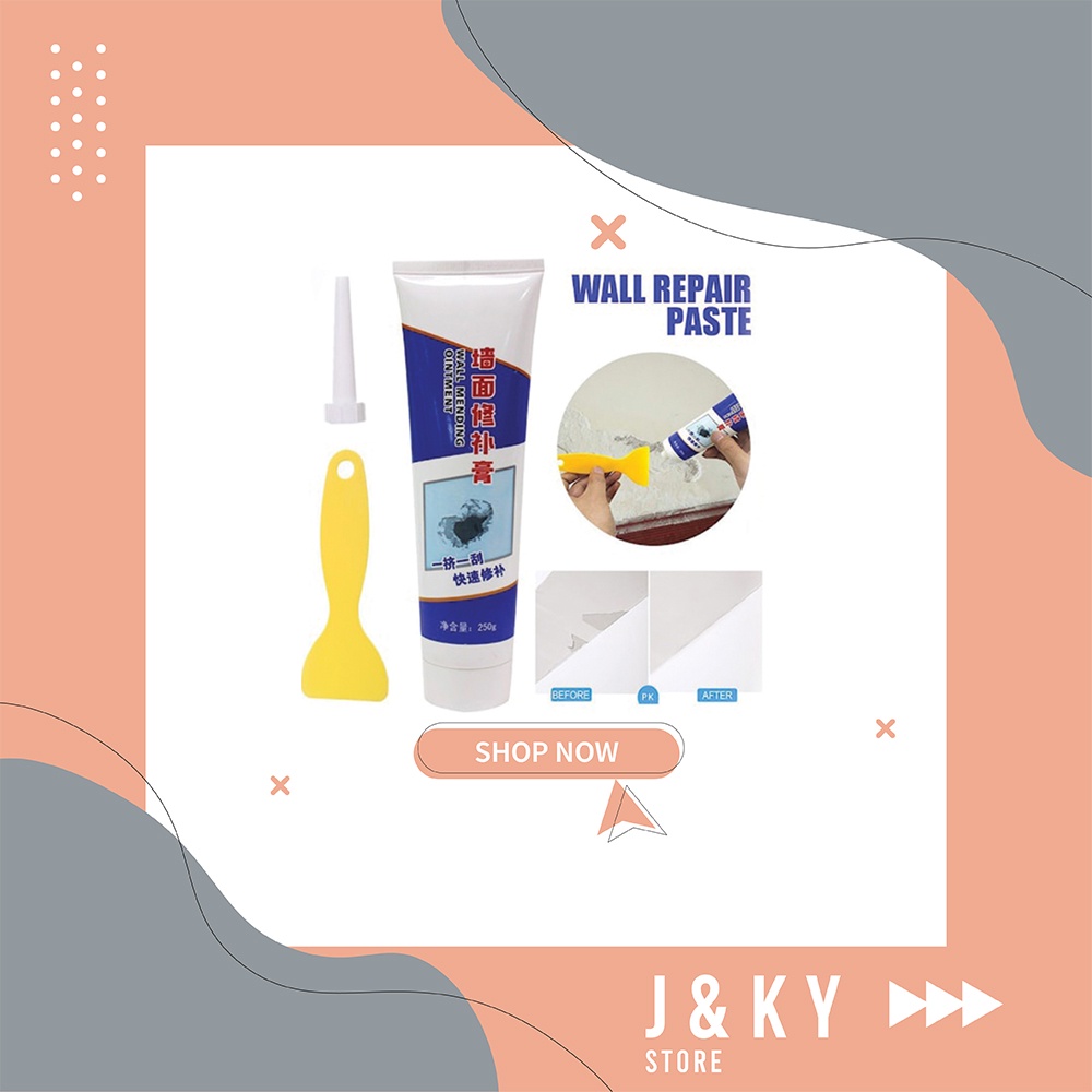 Lem Tembok - Krim Perbaikan Tembok Dindin Retak - Wall Repair Cream - Lem Tembok - Krim Perbaikan Te