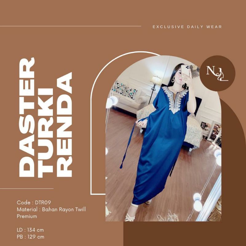 DASTER WANITA/DASTER TURKI RENDA BY NOLA