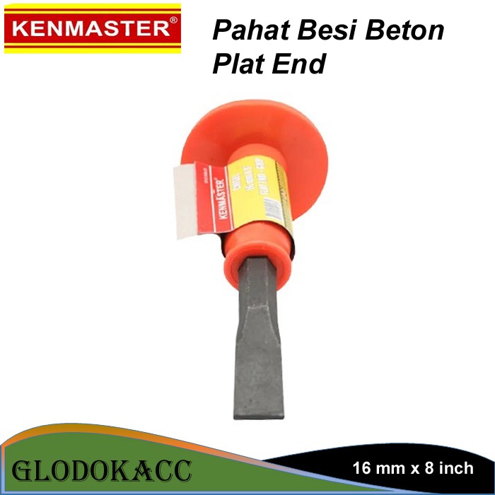 Pahat Besi 16 mm / Kenmaster Pahat Beton Plat/ponit 8 inch