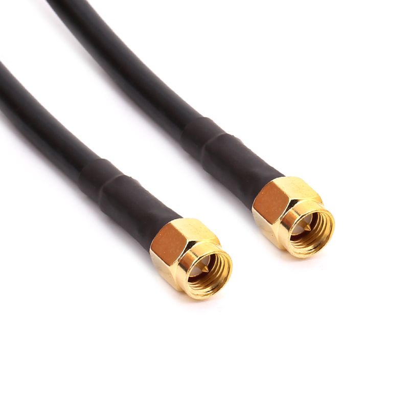 zzz SMA Male To SMA Male RG58 Pigtail Cable 50cm Low-loss Antenna Cables