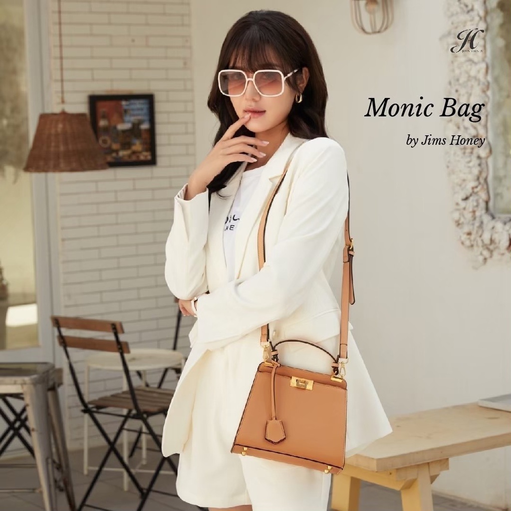 Tas Jims Honey Tas Selempang Slempang Wanita Ibu Ibu Import Korea Terbaru Murah untuk Cewek Pesta Kondangan Elegan Monic Bag Jimshoney