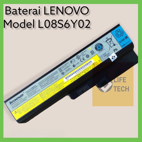 Baterai Laptop Lenovo 3000 Ideapad G430 G430LE G450M G450 G455A G530A G530 G550 G555 V460 Z360 N500 L06L6Y02 L08L6Y02 57Y6527 L08L6C02 5200mAh