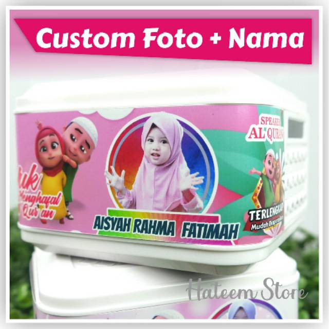 Promo Speaker Tahfidz / Speaker Murottal 30Juz Terlengkap / Speaker Quran Custom Foto Anak Premium