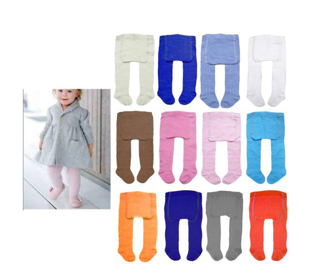 1PACK ISI 4 LEGGING POLOS COTTON RICH BAYI LEGGING TUTUP KAKI BAYI NEWBORN LEGGING ANAK KNEE PAD