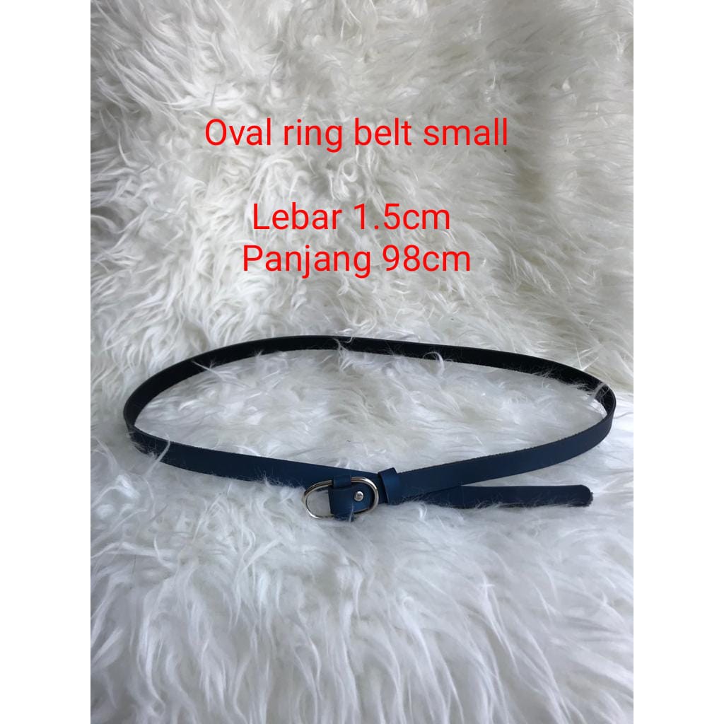 belt wanita/ sabuk/ oval ring belt small/ ikat pinggang/aksesoris