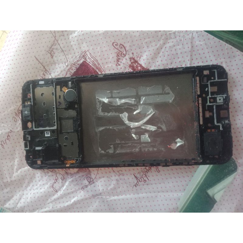 frame/tatakan lcd samsung m12 copotan udah ada getar nya dan flexible volume