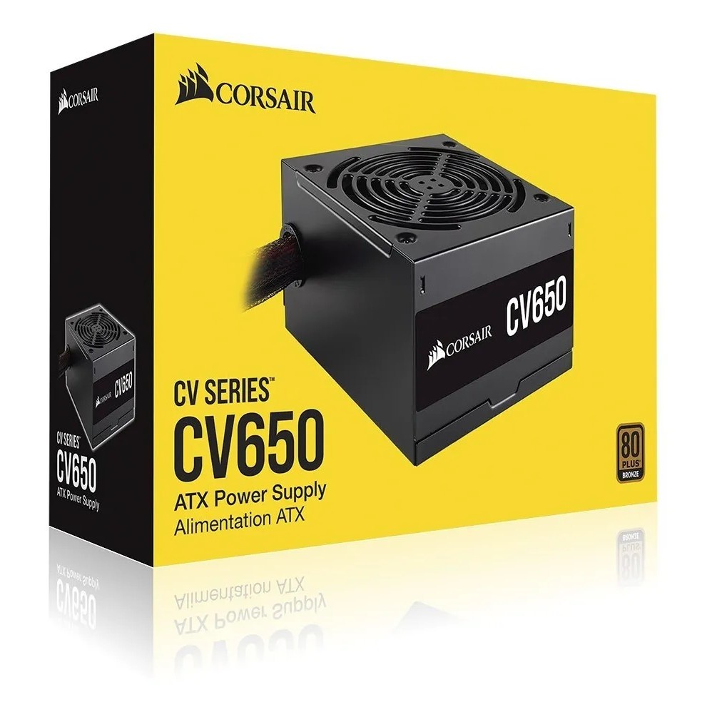 Corsair Series CV650 650Watt 80 Plus Bronze Certified PSU