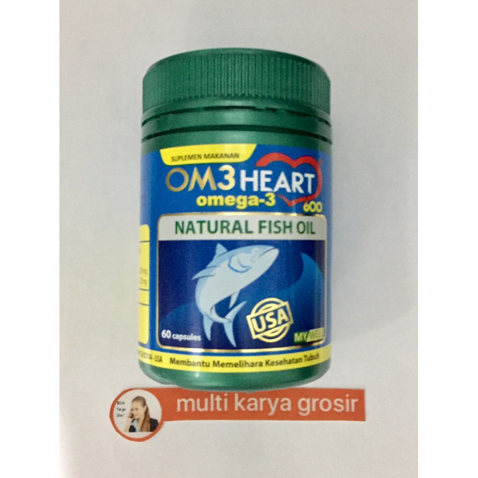 Ome Heart / Om3 Heart / Om3heart / Omeheart Omega 3 isi 60