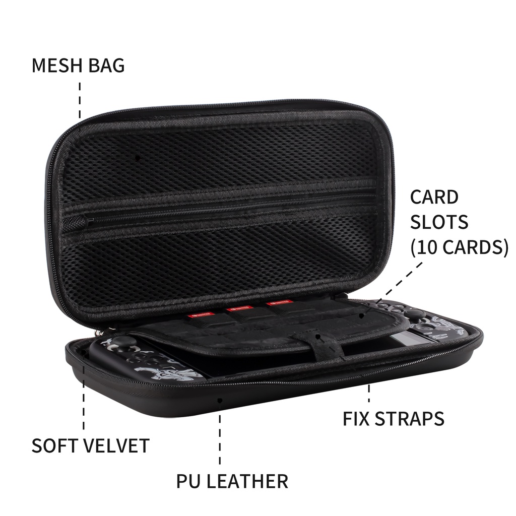 Tas Penyimpanan Konsol Game Nintendo Switch / OLED Model Dok OLED Hell Messenger 4 Kit Untuk Aksesoris V1