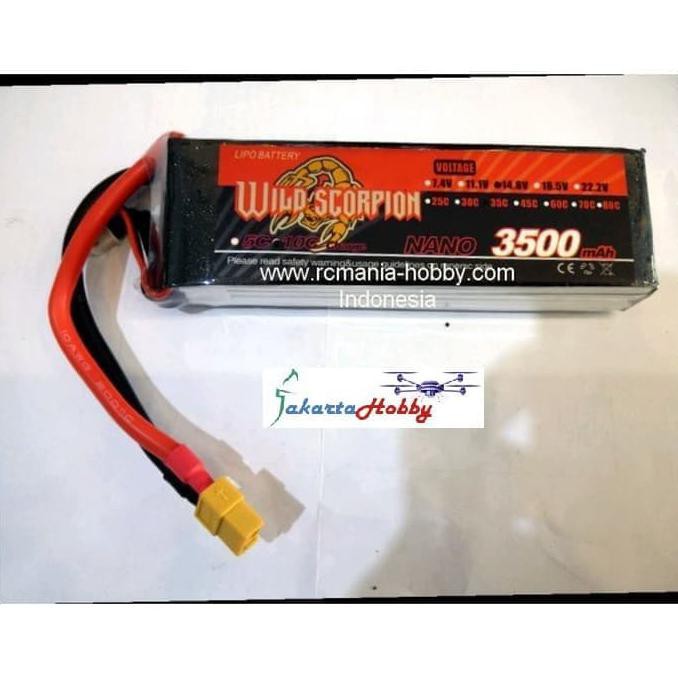 Wild Scorpion Nano 3500Mah 4S 25C Lipo 4S Jakartahobby