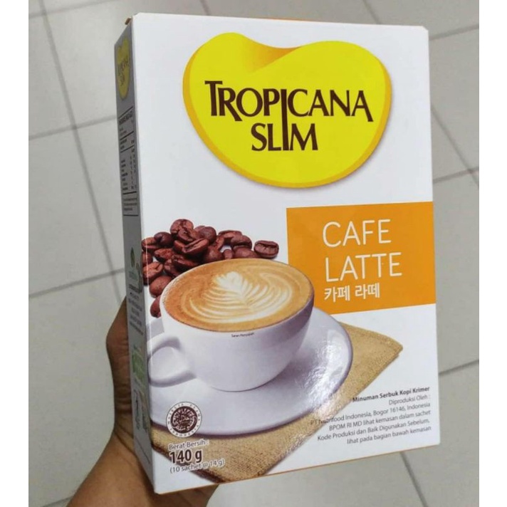 

Tropicana Slim Cafe Latte 10 sachet