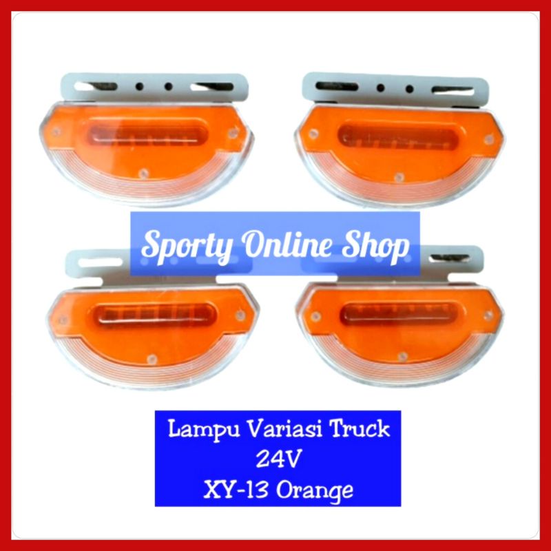 Lampu Variasi Bak Truck 24 Volt XY-13 Isi 4pc