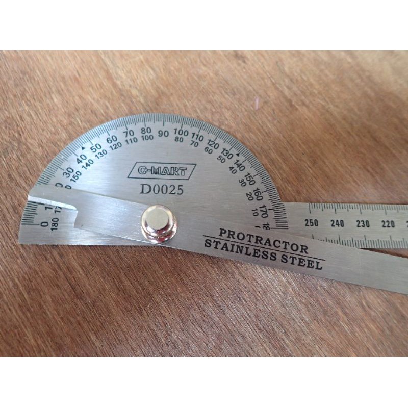 

Busur Derajat Combi Penggaris Protactor Alat Ukur Sudut Size Besar