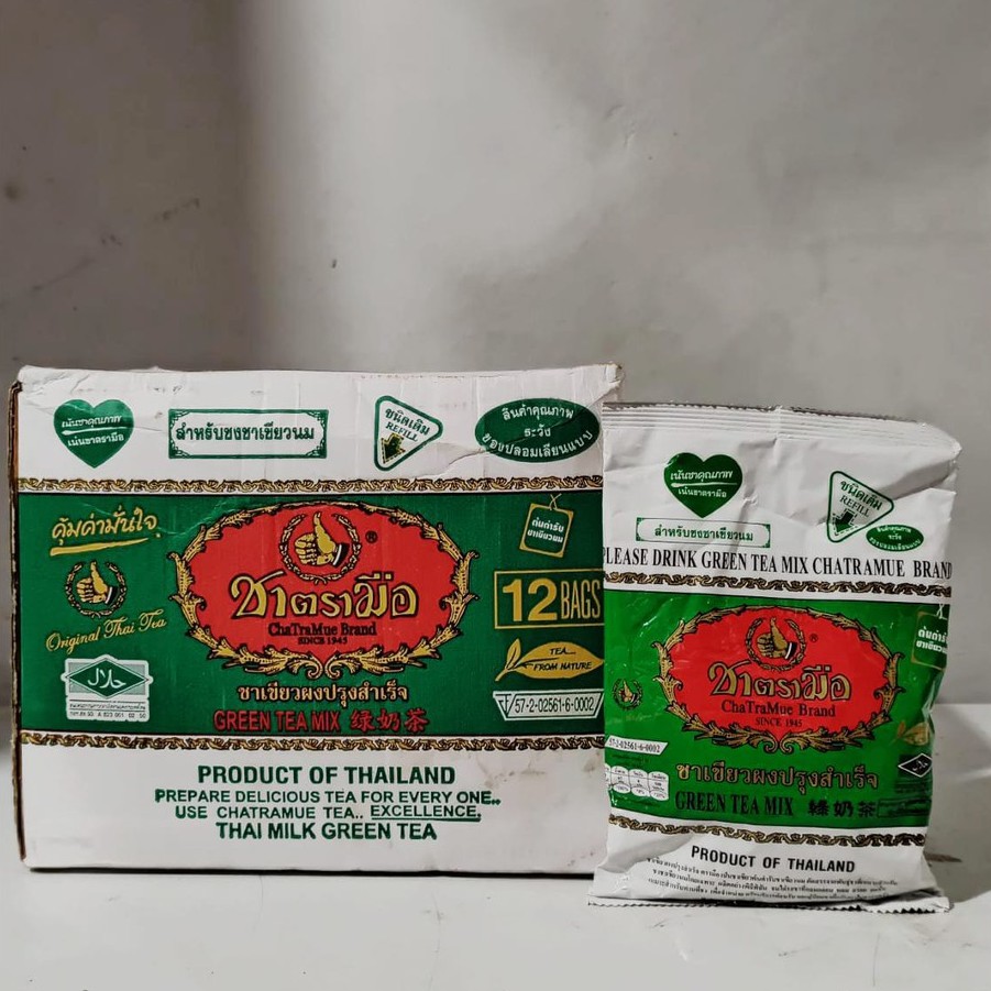 

THAITEA MIX CHATRAMUE BRAND GREENTEA 200 GR-HARGA GROSIR -BOX
