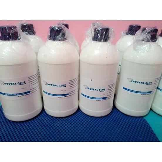 Lem Akrilik Acrylic Glue Crystal 1 Liter Shopee Indonesia