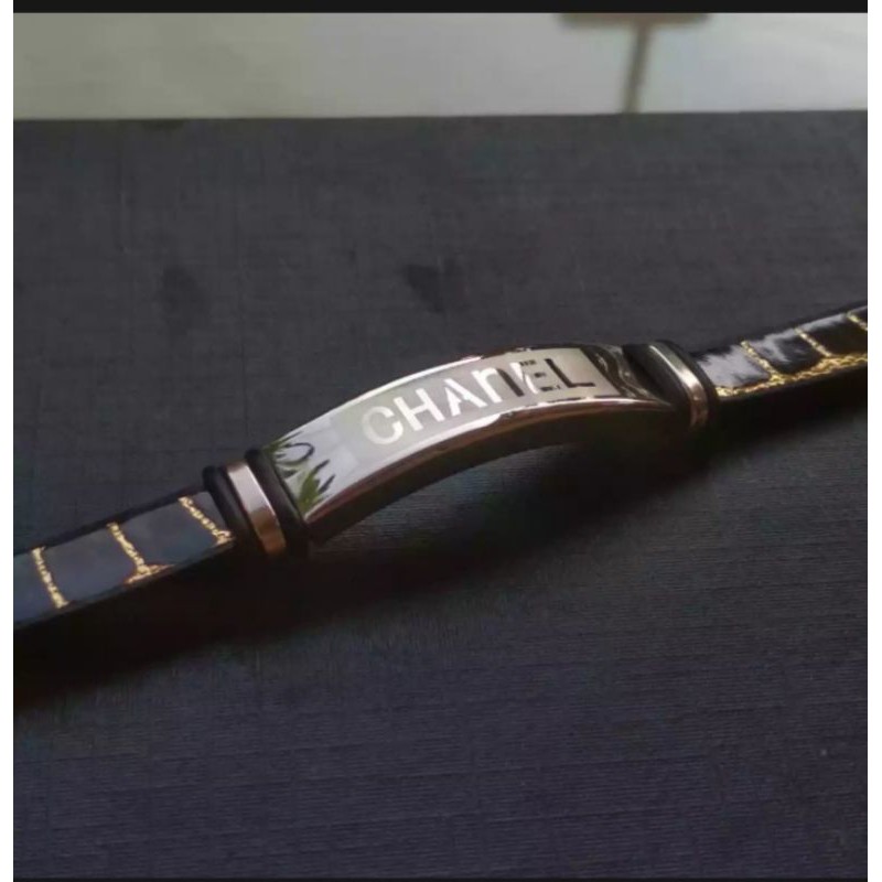 L337 Gelang kulit anti rontok Guci, Louis Vuitton, Nike, Versace dan chanel