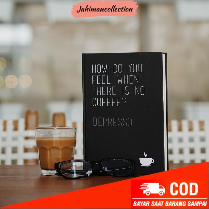 

✨ BISA COD ✨ Notebook Agenda, Dotted, dan Polos Depresso - A5 Hard Agenda