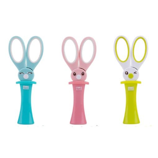 

NR gunting kertas kartun kelinci bunny safety children s scissors sgk001 Hijau