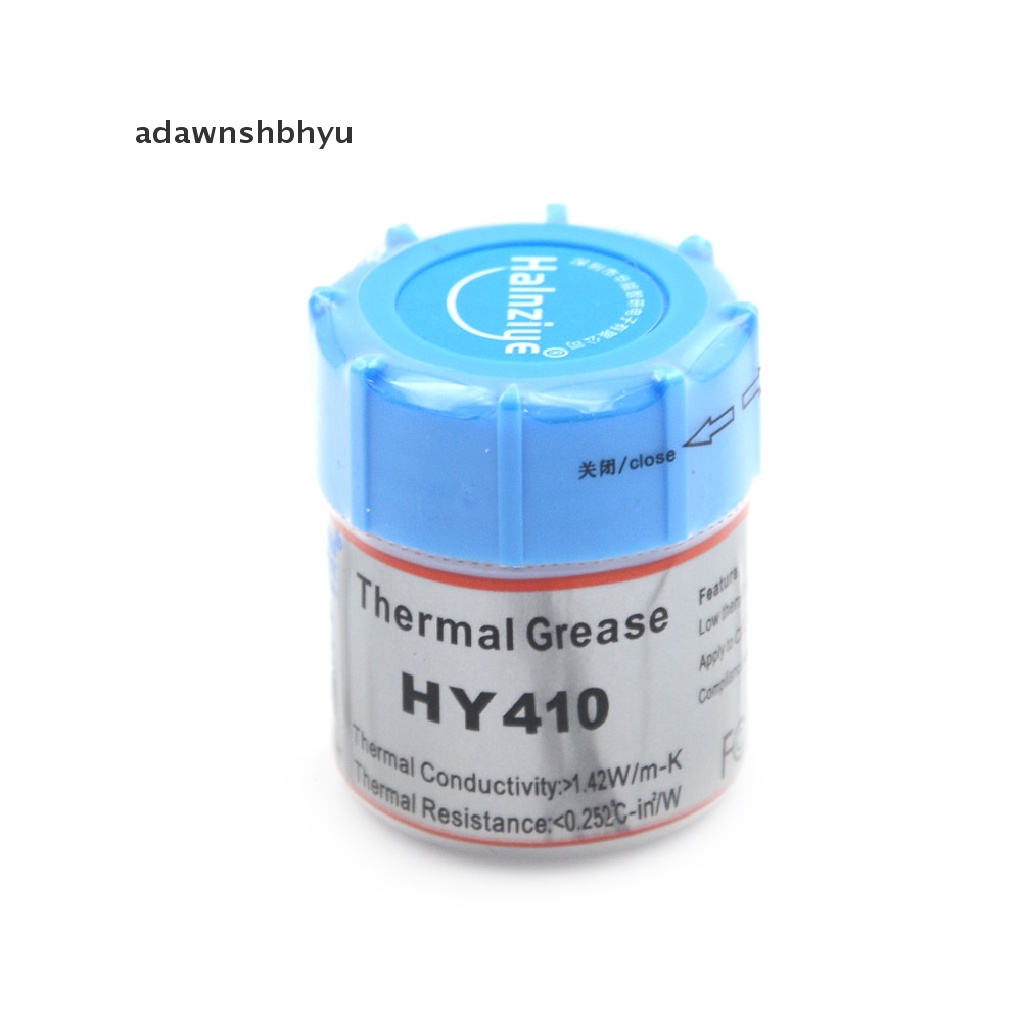 Adawnshbhyu HY410 10g Pasta Thermal Grease Warna Putih Untuk Pendingin Chipset CPU GPU VGA