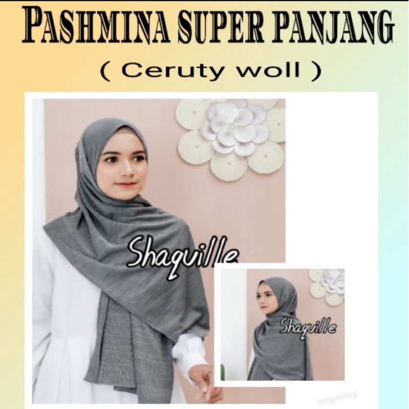 KERUDUNG PASHMINA MALAY CERUTY WOLL TREND TERBARU 2022 //KERUDUNG PASHMINA TERBARU//KERUDUNG PASHMIN