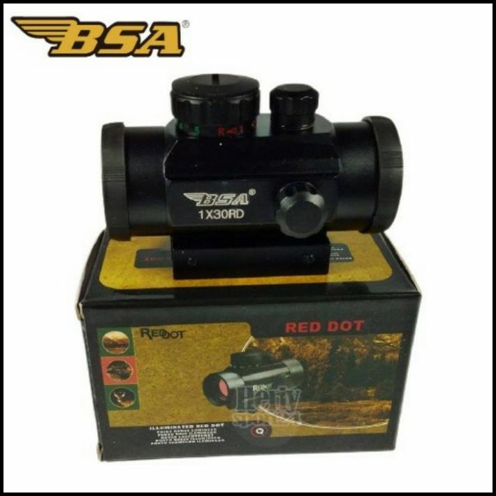 Teleskop Redot Bsa 1X30 Rd / Telescope Red Dot Bsa Termurah