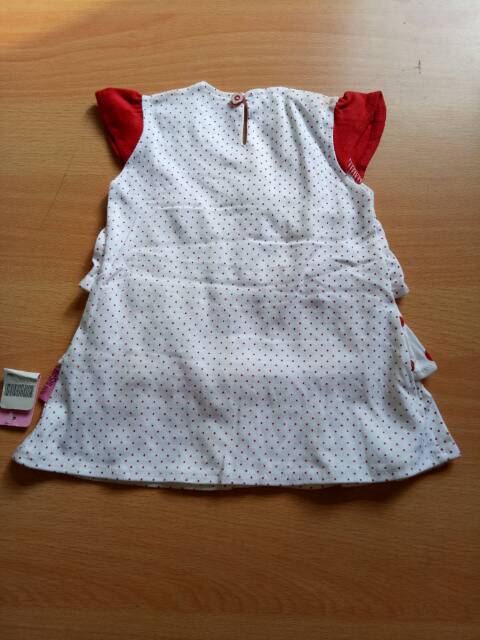 Dress bayi baju anak perempuan Babydol polkadot