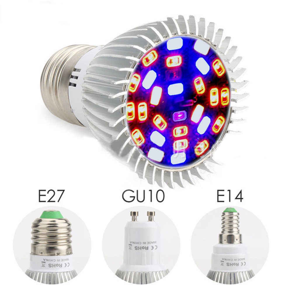 Lampu Penumbuh Tanaman Led E27 E14 Mr16 Gu10 110v 220v Full Spektrum Untuk Indoor