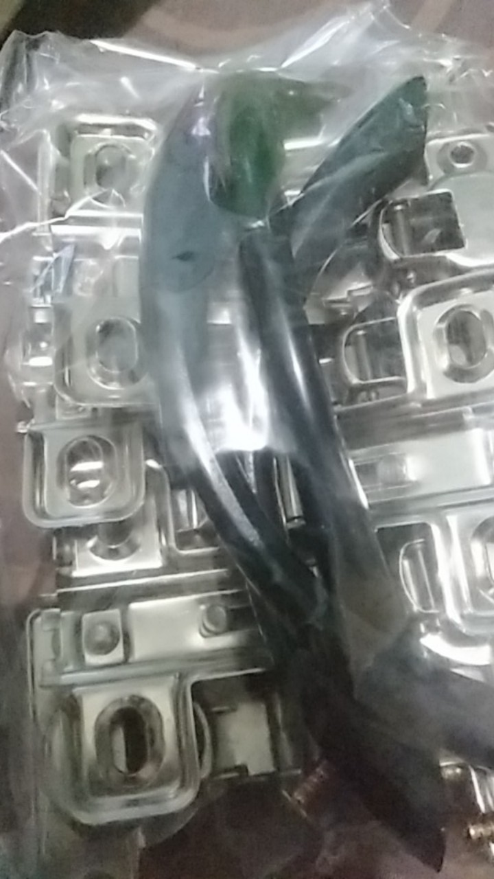 Tarikan Laci 58 C96 / Handle Sabit Pintu Lemari Hitam Black Silver Panjang Murah Gagang