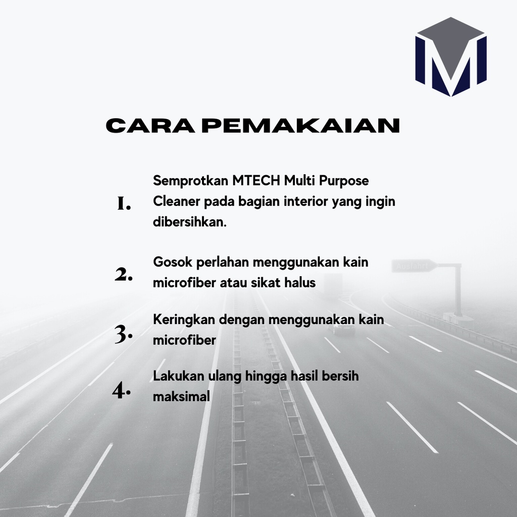 MTECH Pembersih Interior Jok Mobil Multi Purpose Interior Cleaner