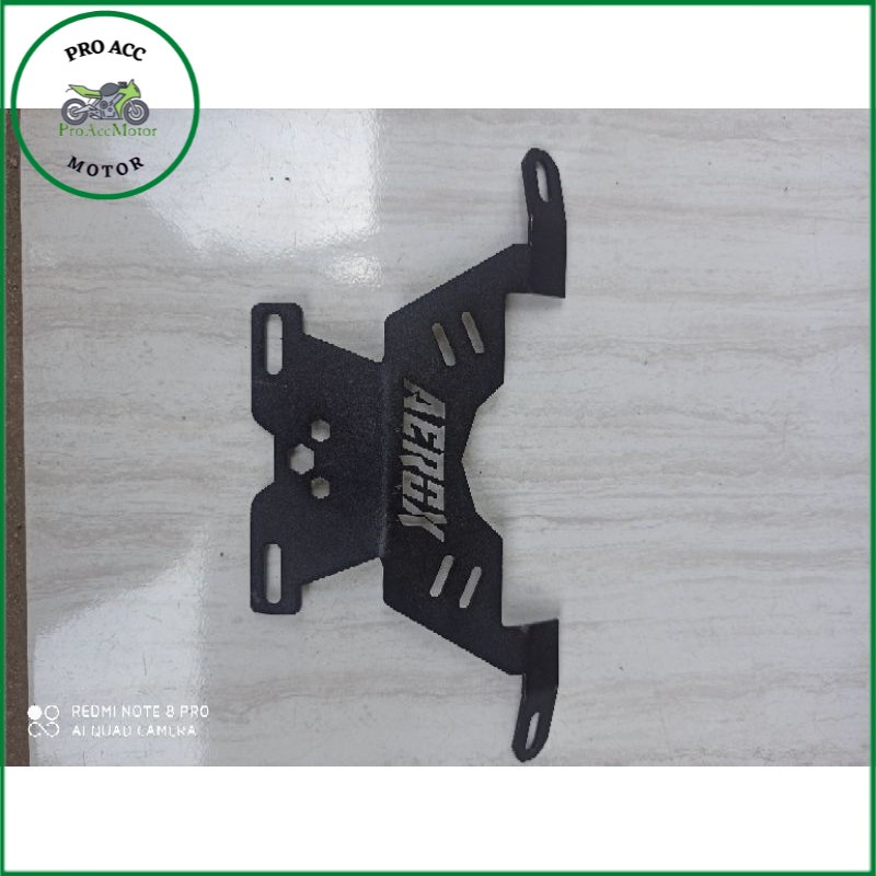 breket bracket dudukan plat nomer AEROX connected 2021