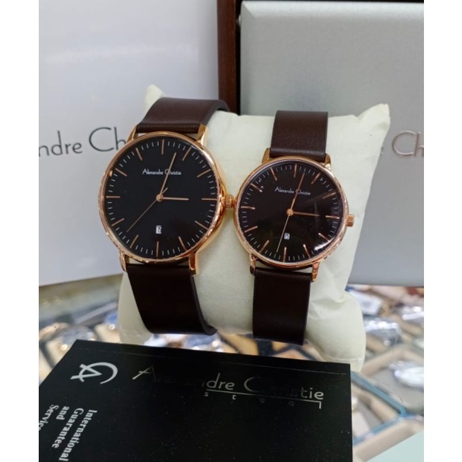 jam Tangan couple Alexandre christie original ac8420