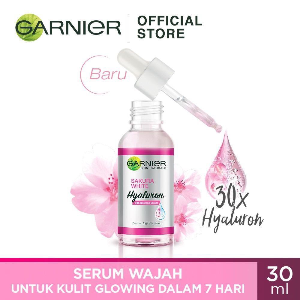 GARNIER SAKURA WHITE HYALURON 30X BOOSTER SERUM 30ML