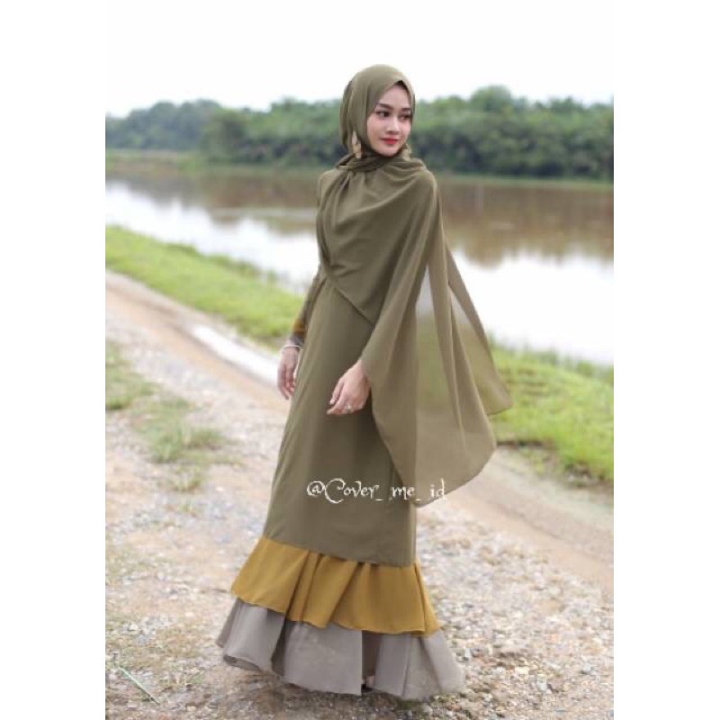 Ready Stok Dress Set Cantik Rania Dress by Cover me id