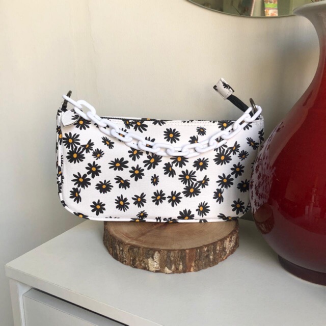Aesthetic Flower Shoulder Bag