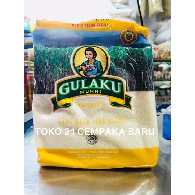 

Gulaku Murni Warna Kuning 1 KG | Gula Tebu Putih Pasir 1KG 1000g 1000 gram Gulaku Murah Promo