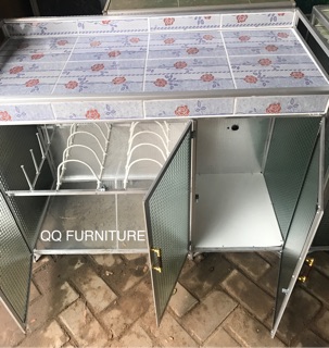 Rak Piring Kompor Lemari Dapur Dapur Alumunium Keramik Rak Piring Kompor Lemari Dapur Dapur Alumunium Keramik
