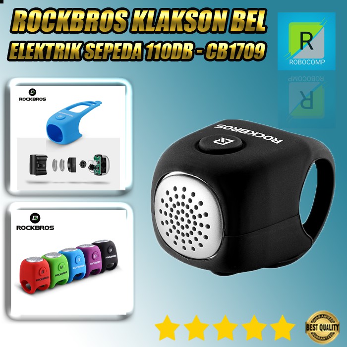 Klakson Bel Elektrik Sepeda 110dB Rockbros - CB1709