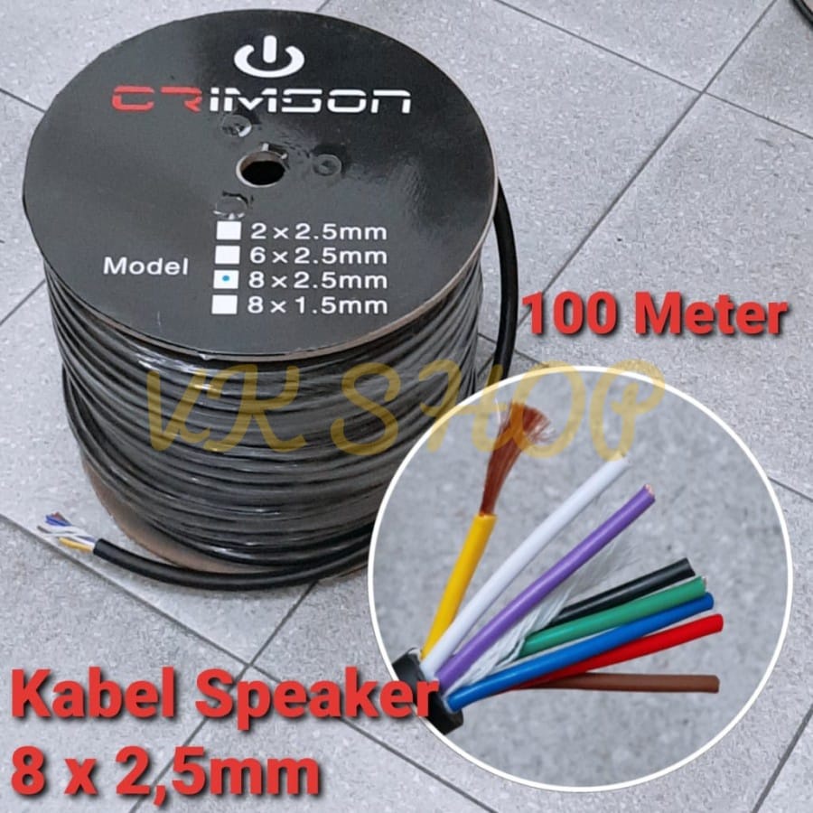 KABEL CRIMSON 8X2.5 / 8 X 2.5 100M SERABUT BESAR