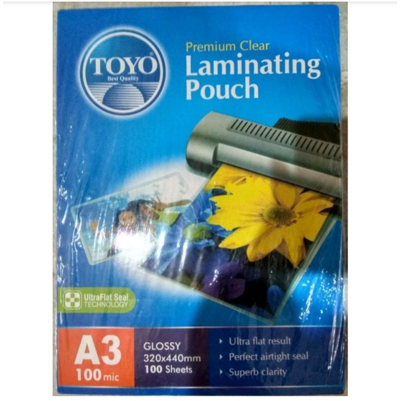 

Toyo Plastik Laminating A3 100 Micron